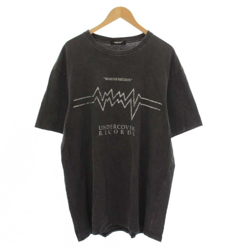 アンダーカバー UNDERCOVER 24SS UC RECORDS WAHNFRIEDEN Tシャツ カットソー 半袖 4 グレー UC1D9810-3 /KH