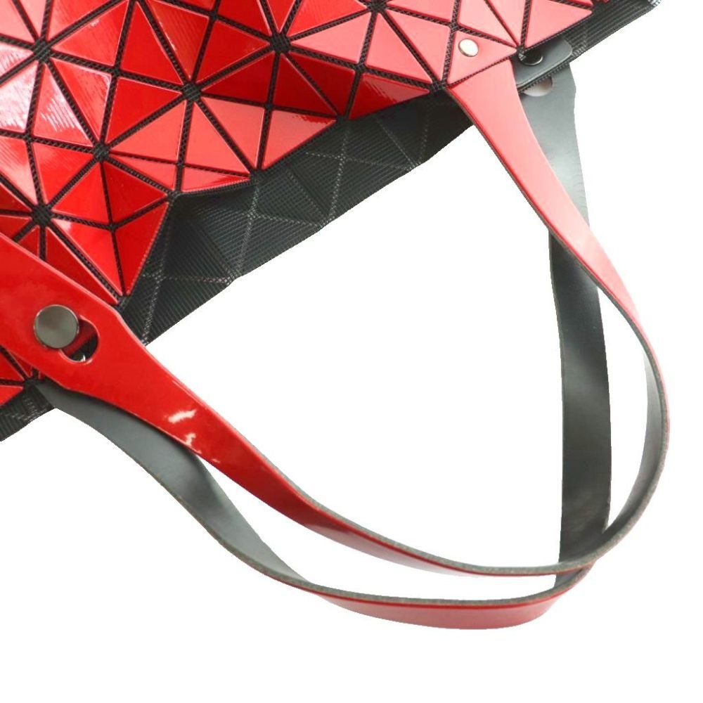 バオバオ イッセイミヤケ BAOBAO ISSEY MIYAKE 10×10 プリズムマット トートバッグ ハンド 赤 レッド /SS ■OS バオバオ イッセイミヤケ BAOBAO ISSEY MIYAKE 10×10 プリズムマット トートバッグ ハンド 赤 レッド /SS ■OS