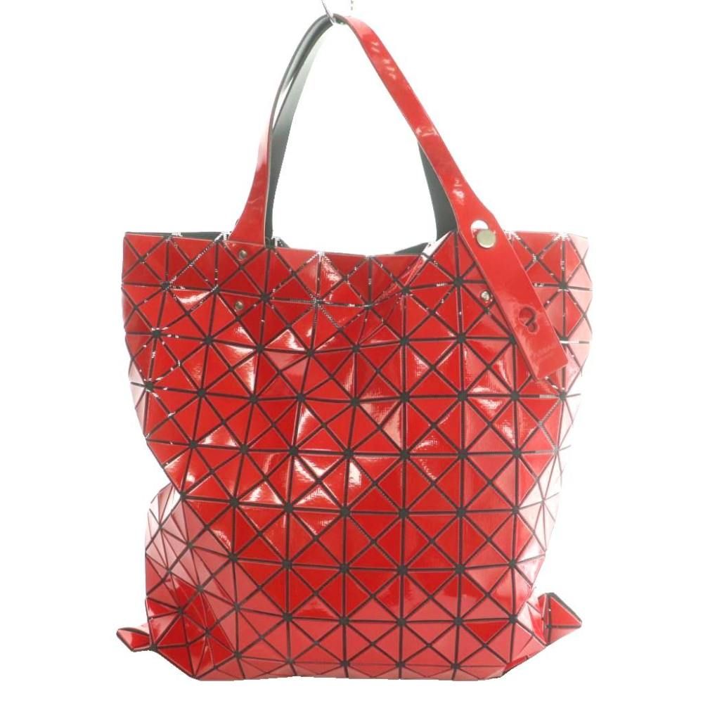美品　BAOBAO バオバオ TOKOLOCOM レッド　パネルトートバッグ バオバオ イッセイミヤケ BAOBAO ISSEY MIYAKE 10×10 プリズムマット