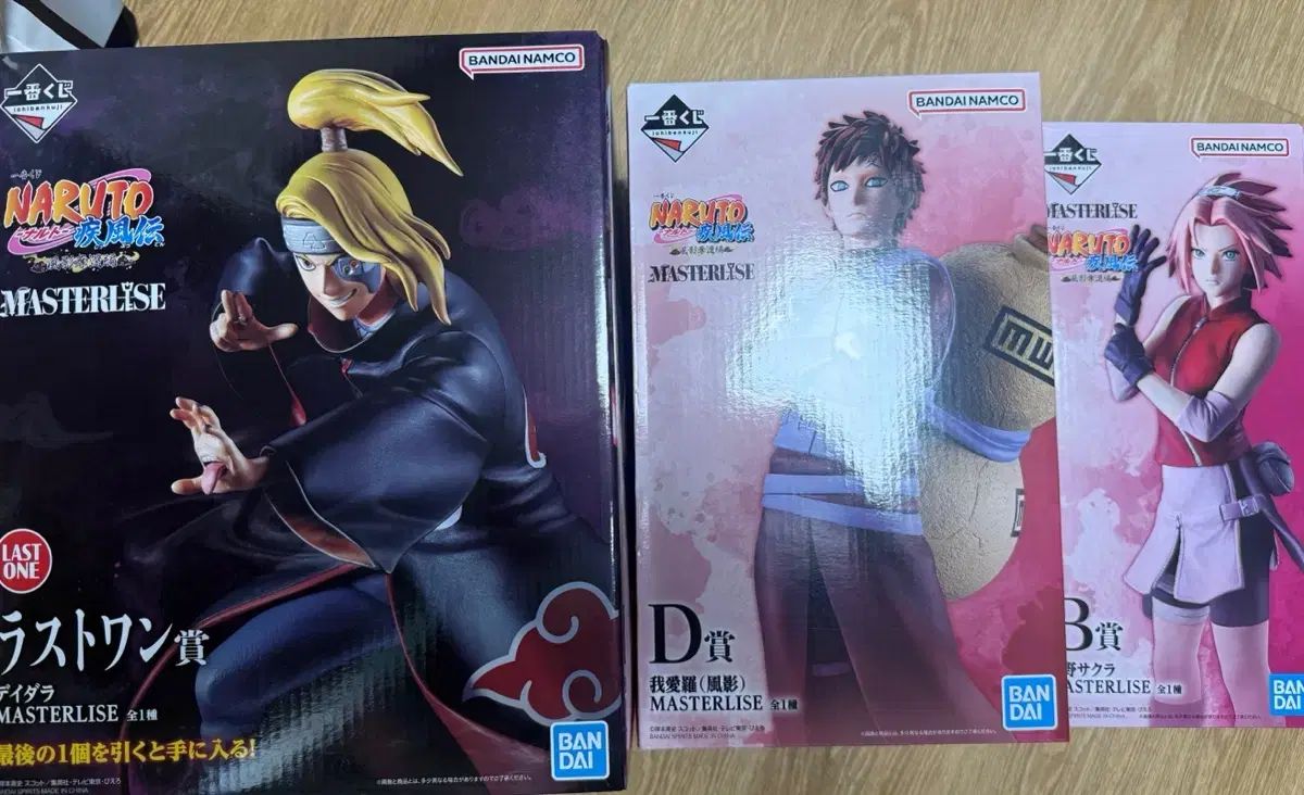 (未開封 まとめ売り) NARUTO -ナルト- デイダラ ラストワン さくら B賞 我愛羅 D賞+ 下位賞