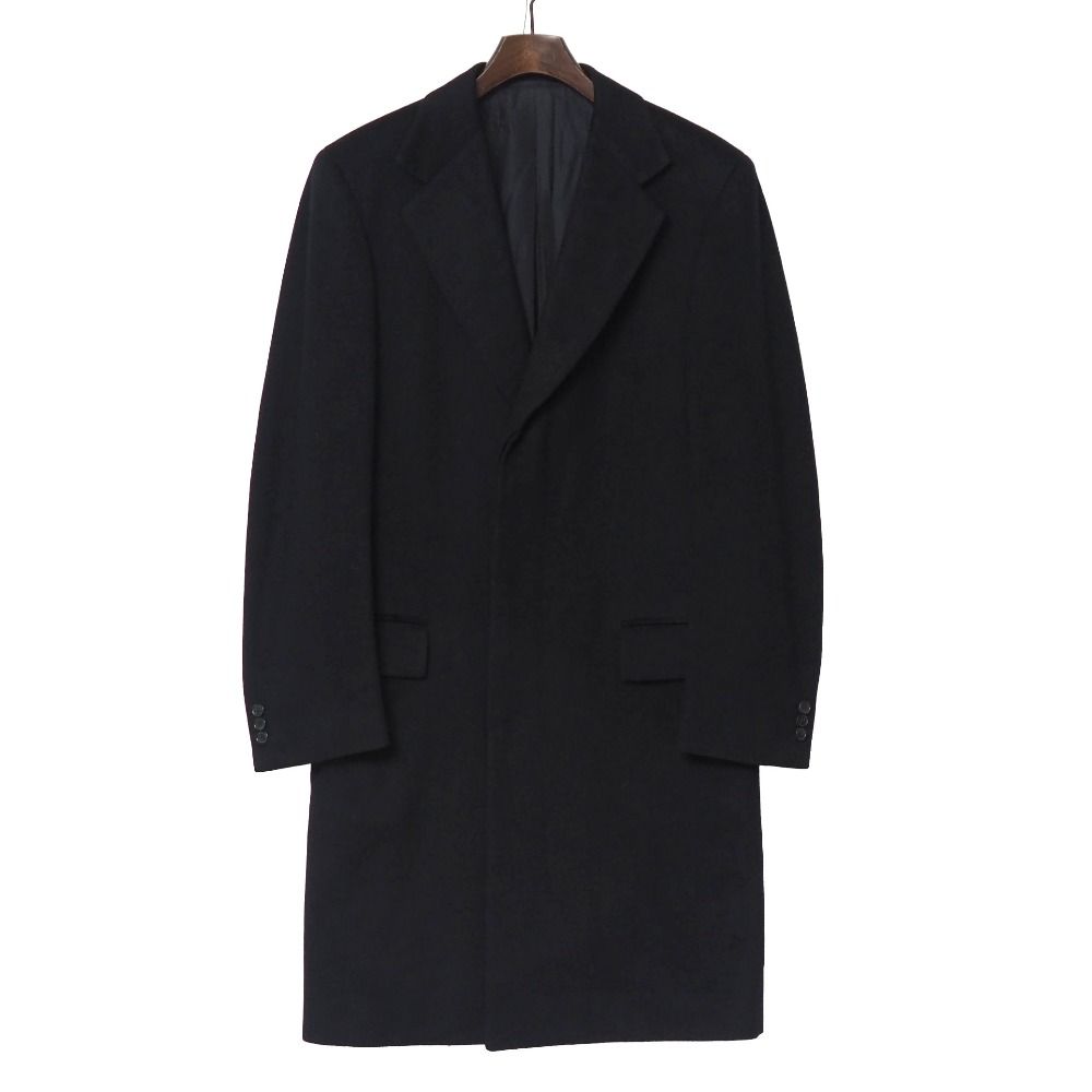 Brioni ブリオーニ 驚愕のカシミヤ100% チェスターコート 46 黒 □美品□Brioni ブリオーニ コート サイズ44 総カシミヤ チェスター