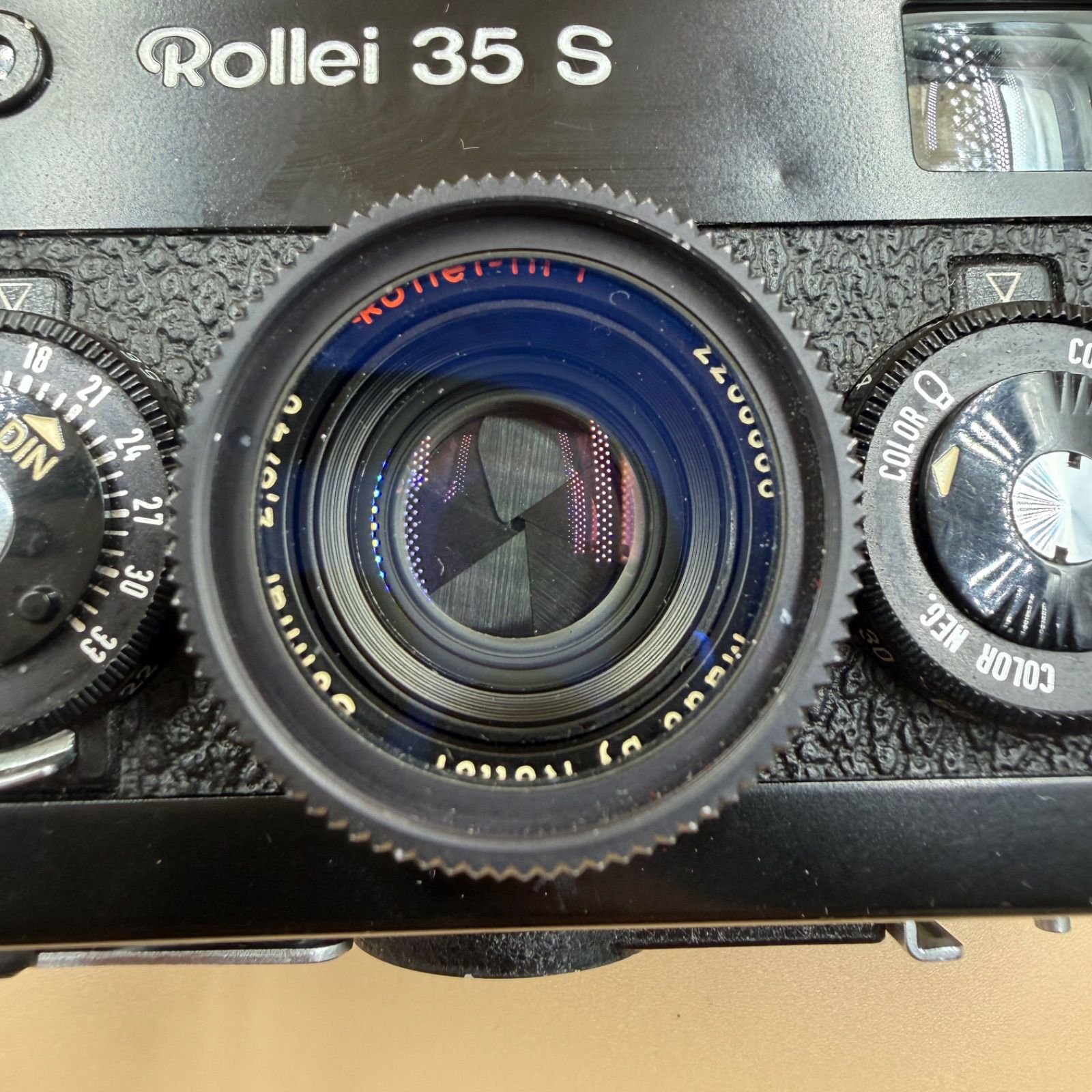 ER7001 Rollei ローライ 35 S ブラック Carl Zeiss Sonnar 40mm F2.8