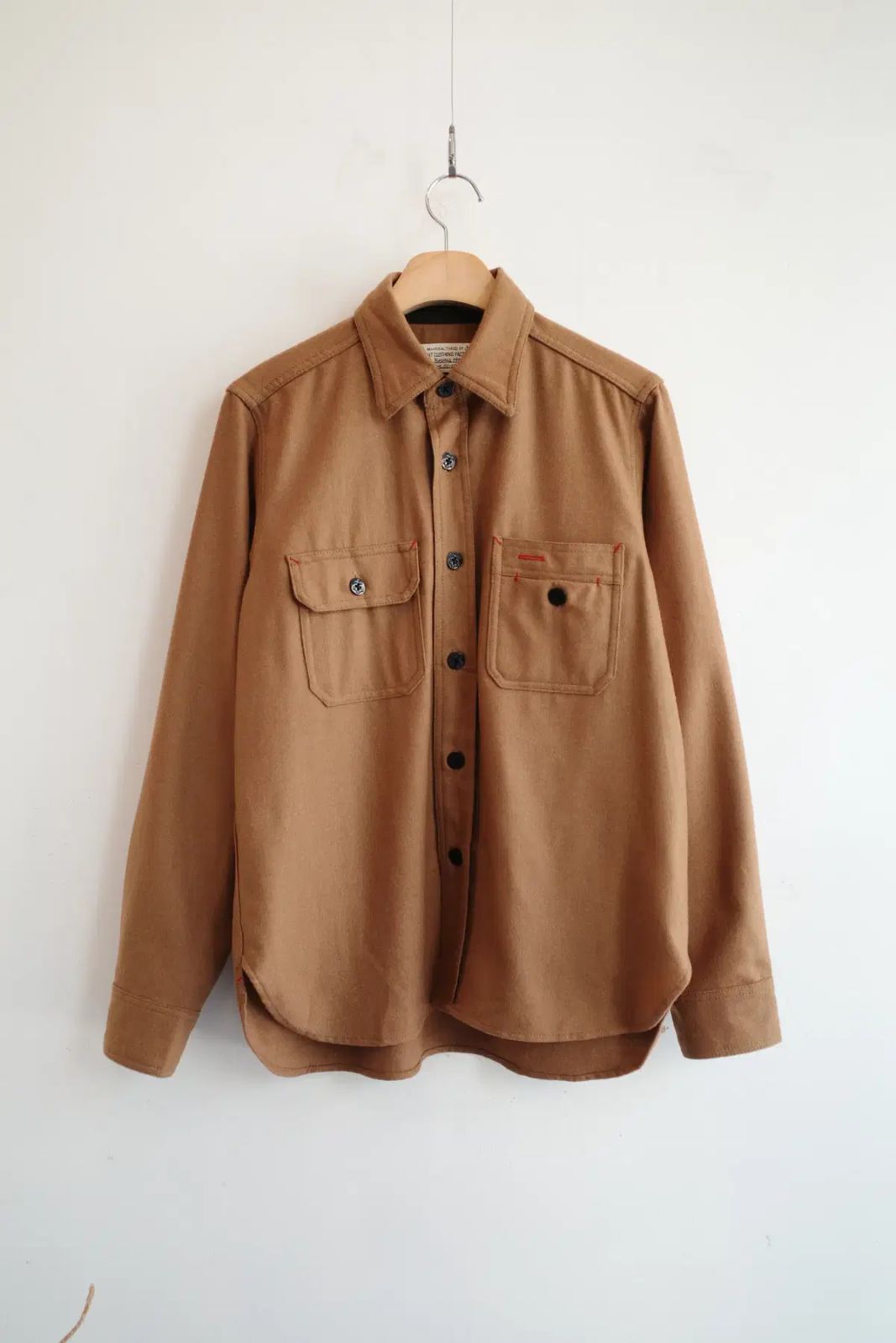 BEAMS ビームス ウール ワークシャツ 7,498円