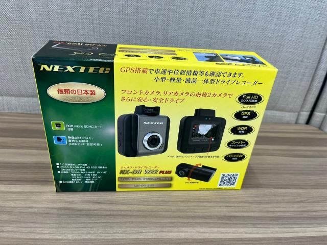 FRC NEXTEC NX-DR W22 PLUS 前後2カメラ ドライブレコーダー GPS 日本製