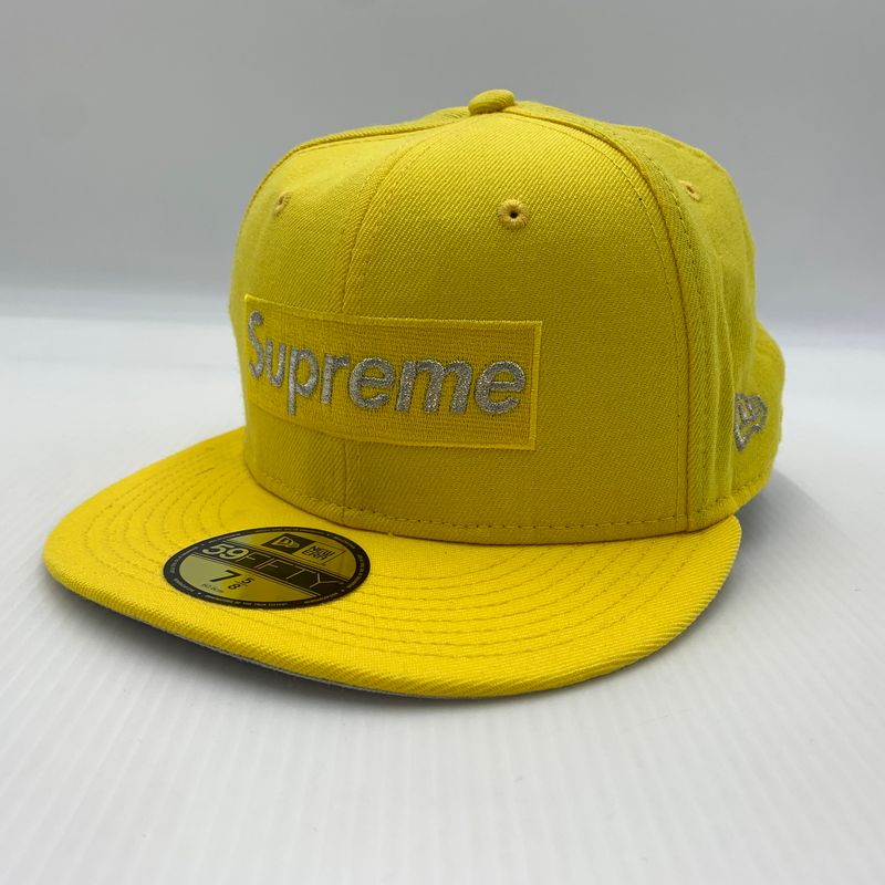 【中古品】 SUPREME シュプリーム × NEW ERA ニューエラ 別注コラボ 20SS ＄1M METALLIC BOX LOGO CAP ミリオンダラー メタリック ボックスロゴ キャップ 帽子 【149-260730-yo-01-tei】 6,864円
