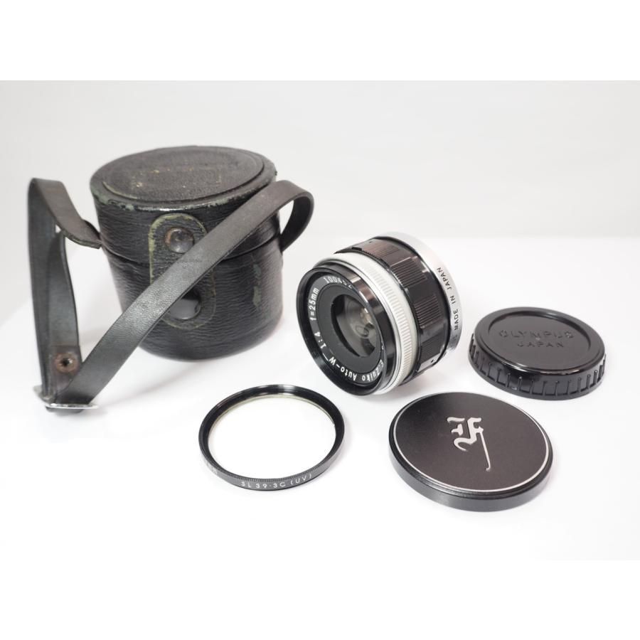 送料無料 作動確認済 OLYMPUS F用 E.ZUIKO Auto-W 25mmF4 レンズ オリンパス [管OL6225] 【 カメラの多成堂 】