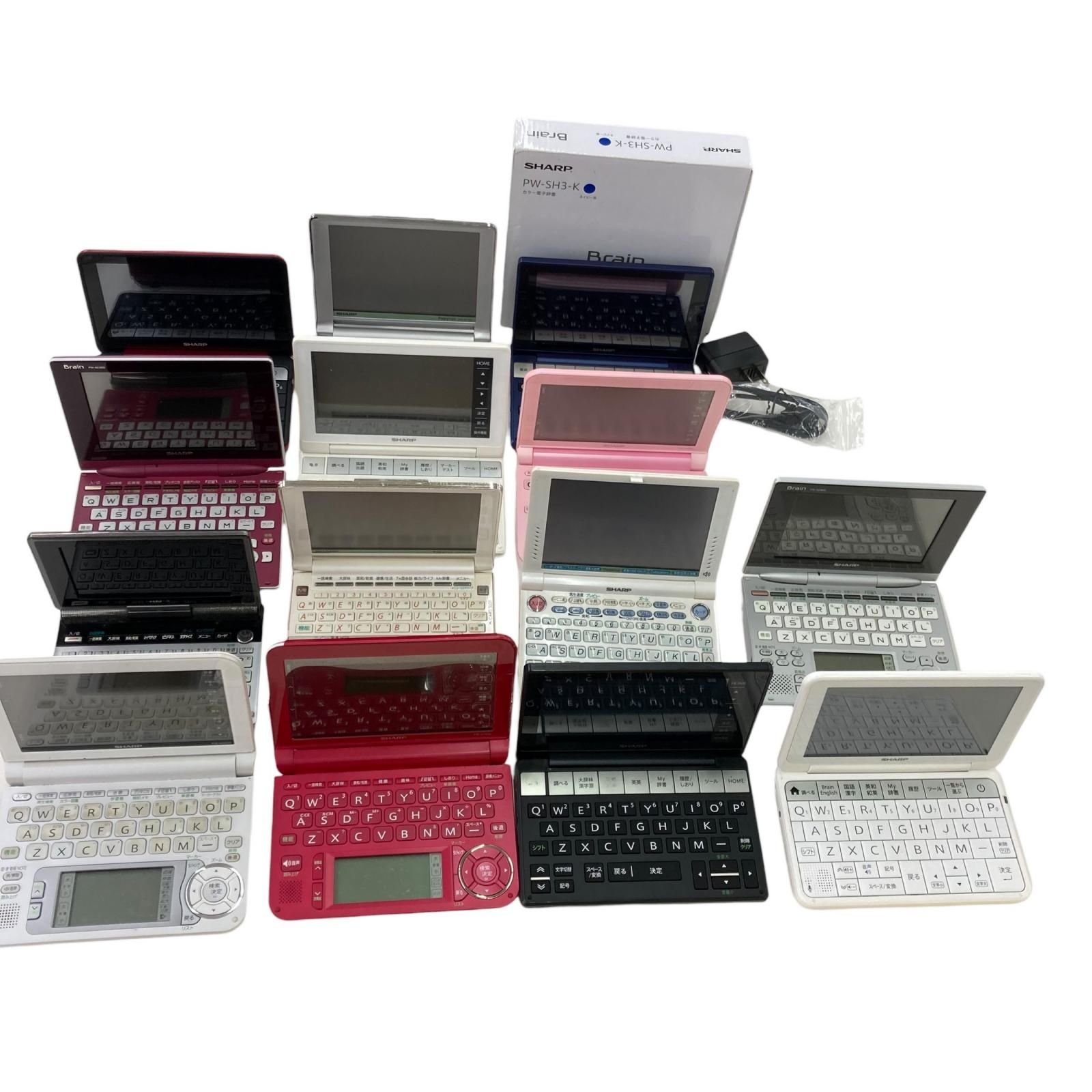 186001 動作未確認 SHAP シャープ 電子辞書　 14点まとめ売り