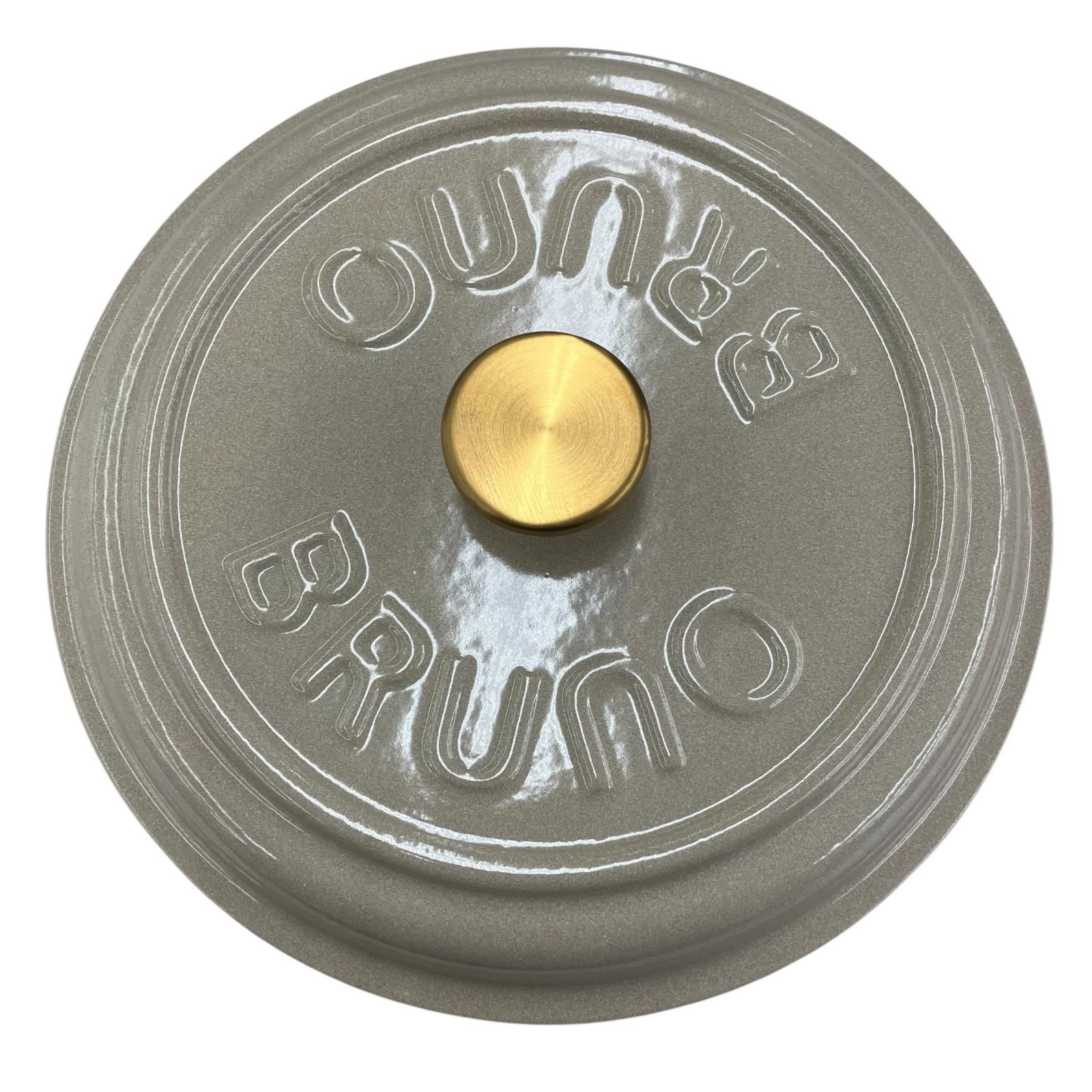 BRUNO 鋳物ホーローポット BHK266-BGY ブルーグレー 186000 現状品 BRUNO ブルーノ 鋳物ホーローポット BHK266 グレージュ