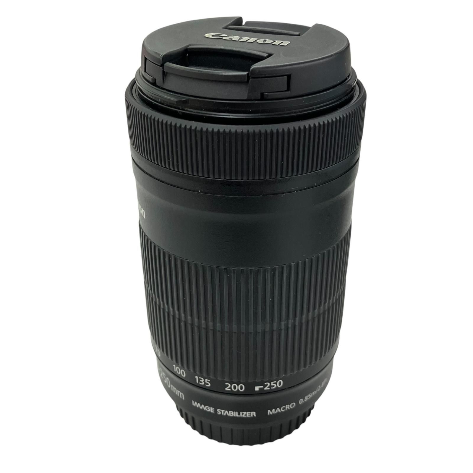 186000 現状品 canon キャノン EF-S 55-250ｍｍ 1:4-5.6 IS　STM　カメラレンズ