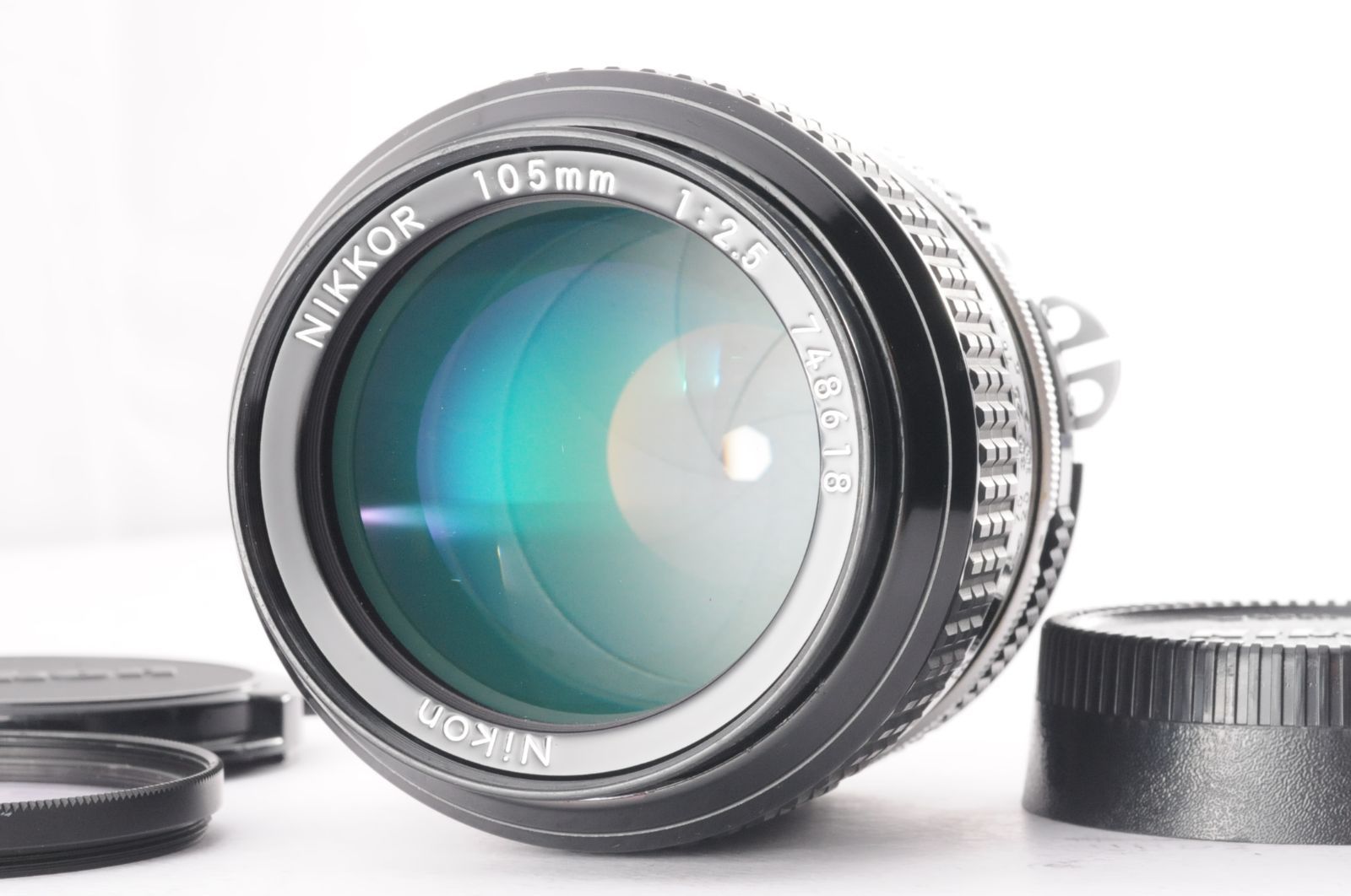 ニコン Nikon Ai NIKKOR 105mm F2.5 1:2.5 MF マニュアル カメラレンズ #748618