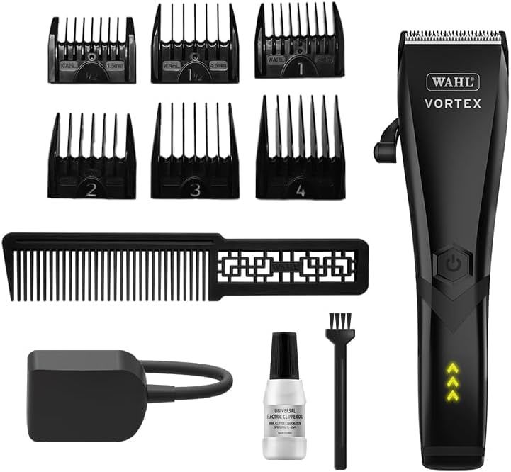 WAHL (ウォール) バリカン クリッパー Vortex ボルテックス コードレス 初心者向け フェード 刈り上げ 練習用 学生pms