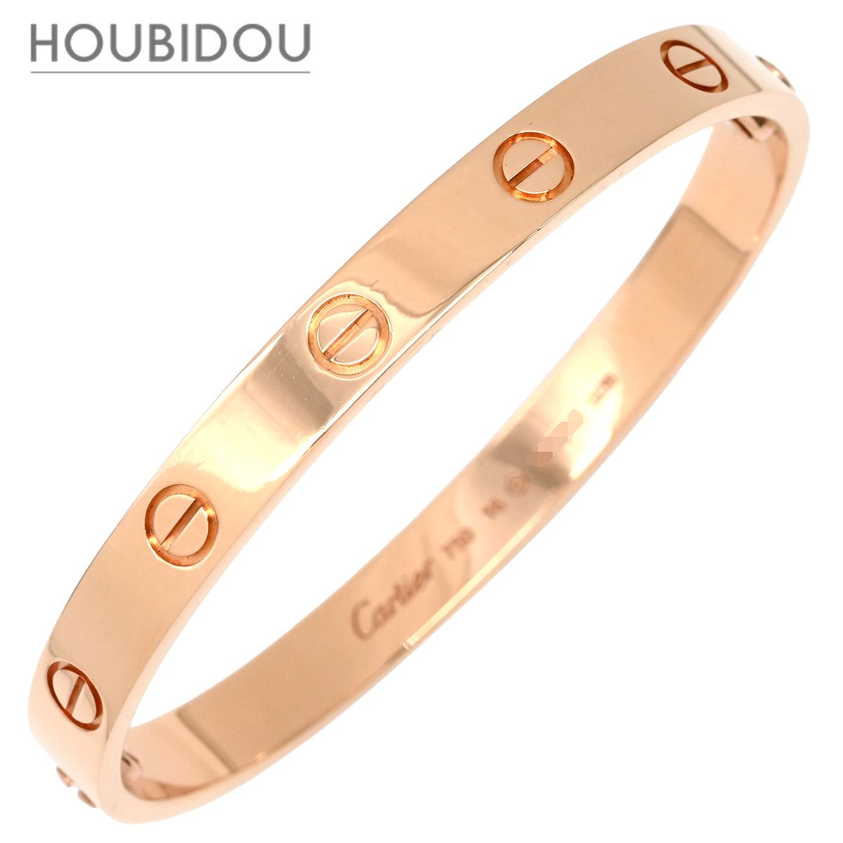 カルティエ Cartier ブレスレット LOVE ラブブレスレット 旧型 ピンクゴールド #16 クラシックモデル 750 18K PG バングル 【修理証明書】【中古】