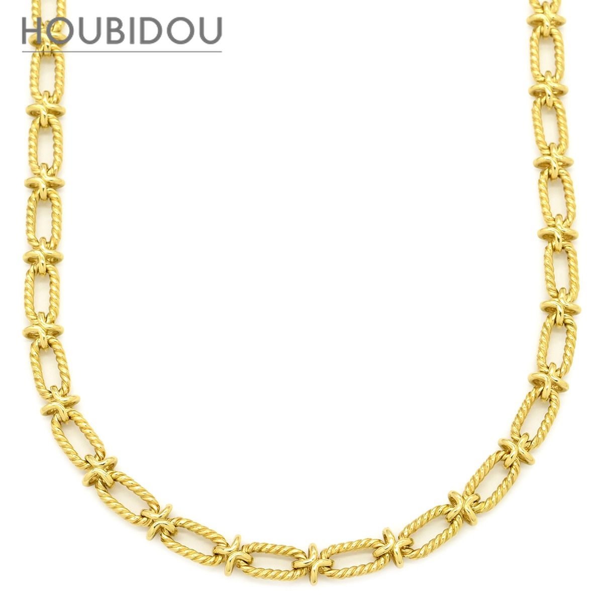 ティファニー Tiffany & Co ネックレス ヴィンテージ チェーン ロングネックレス イエローゴールド 18K 750 YG 【中古】
