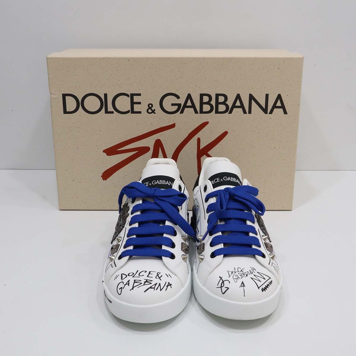 DOLCE＆GABBANA ドルチェ＆ガッバーナ D&G ポルトフィーノ スニーカー 