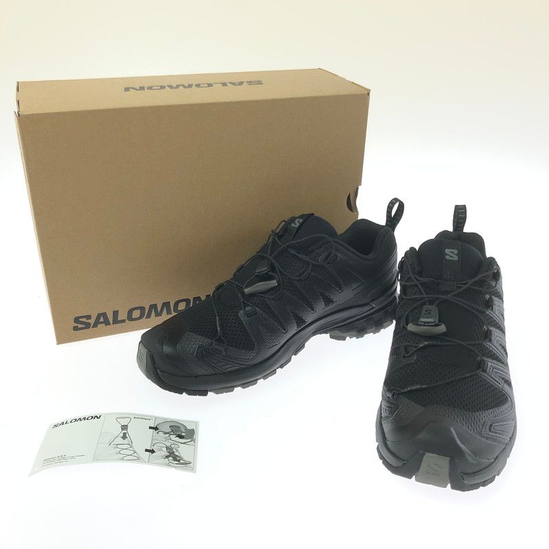 【中古品】 SALOMON サロモン XA PRO 3D V9 WIDE BLACK 472731 ローカット スニーカー 靴 【162-260730-rt-09-tagh】