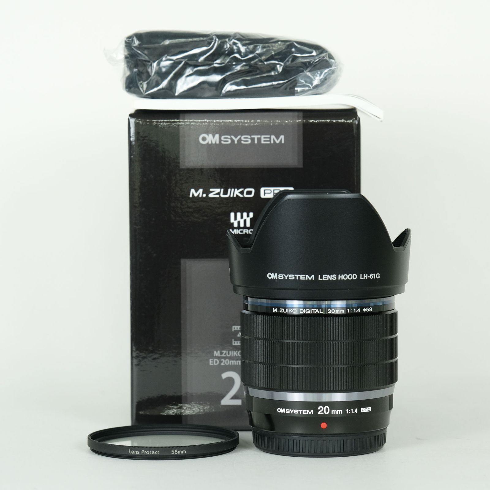 [美品 | フィルター付] OM SYSTEM M.ZUIKO DIGITAL ED 20mm F1.4 PRO | マイクロフォーサーズマウント