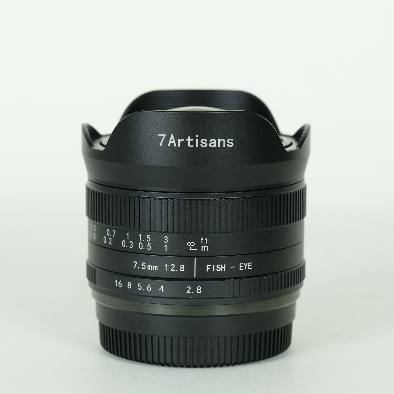 [美品] 七工匠 7Artisans 7.5mm F2.8 FISH-EYE II ED (フジフイルムX用) ブラック | 富士フイルムXマウント