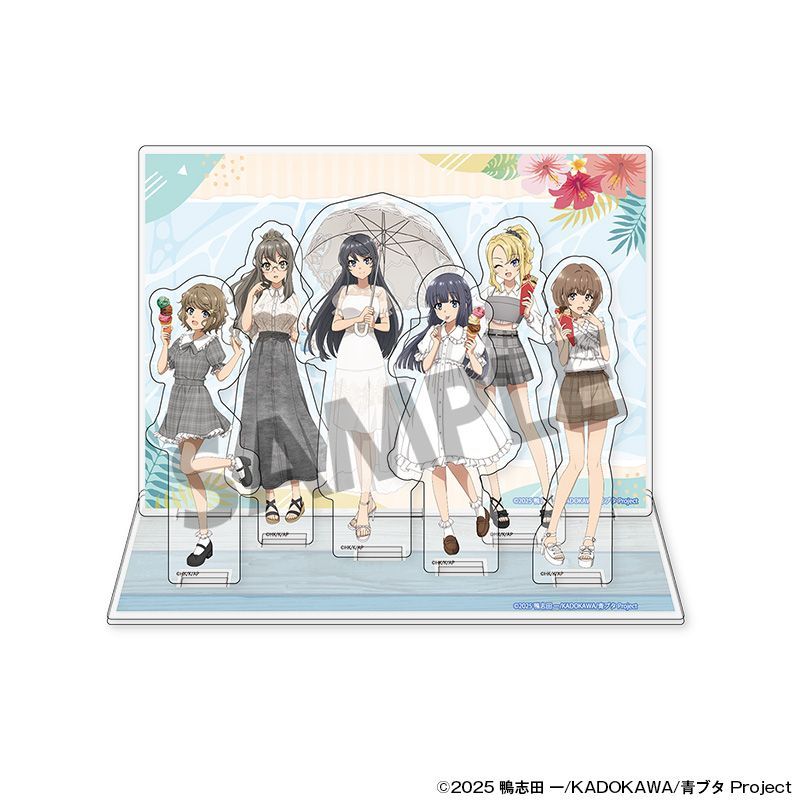 予約】【新品】青春ブタ野郎シリーズ 背景付き描き下ろしアクリル