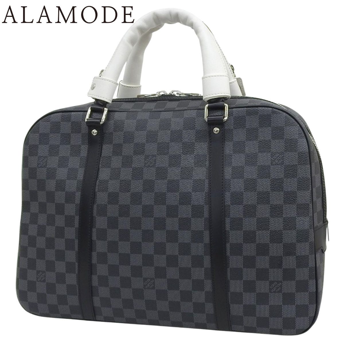 LOUIS VUITTON (Louis Vuitton) Damier Graphite Porte Documentary Voyage Business Bag/Briefcase Document Bag Handbag Gray Black Black Silver Hardware N51195 Men's 40802184553 [A La Mode]