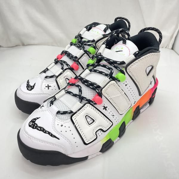 【中古】NIKE AIR MORE UPTEMPO 96 DV1233-111 サイズ24.5㎝ ホワイト[91]
