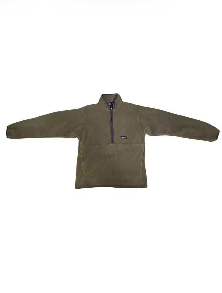 ヴィンテージ 90s パタゴニア Synchilla（シンチラ） マスフェイシャル patagonia オリーブ Mニット・セーター