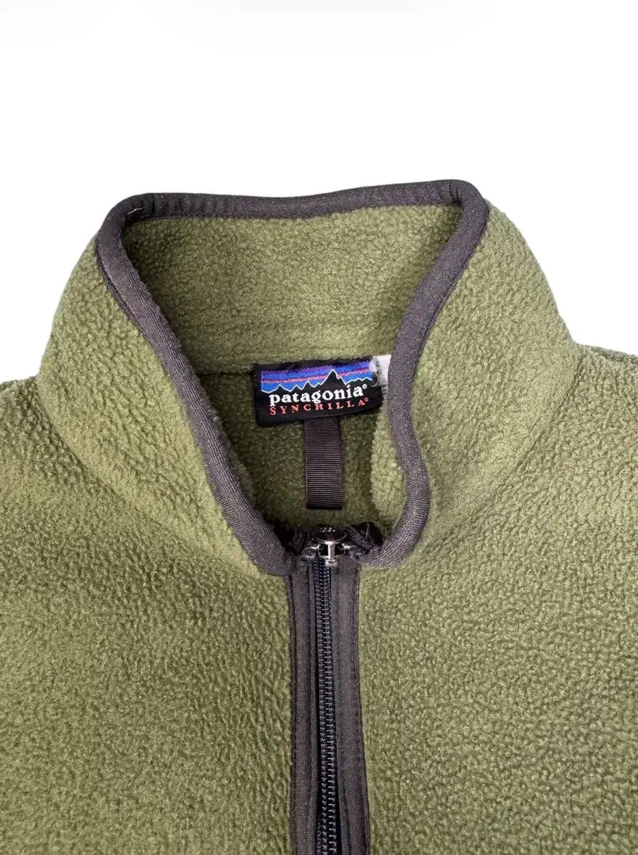 ヴィンテージ 90s パタゴニア Synchilla（シンチラ） マスフェイシャル patagonia オリーブ M