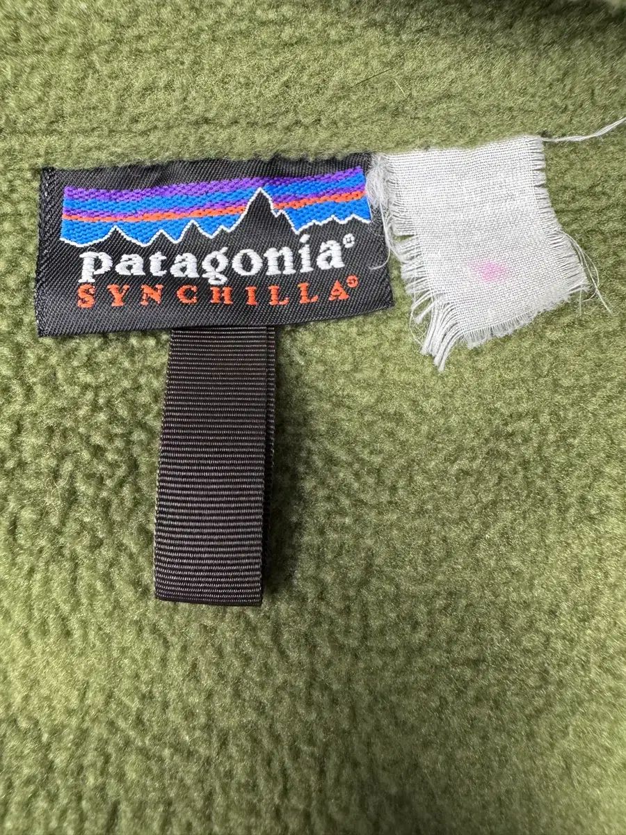 ヴィンテージ 90s パタゴニア Synchilla（シンチラ） マスフェイシャル patagonia オリーブ M