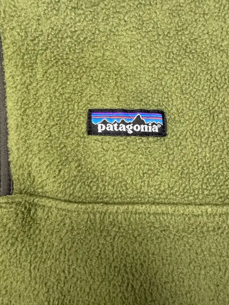ヴィンテージ 90s パタゴニア Synchilla（シンチラ） マスフェイシャル patagonia オリーブ M