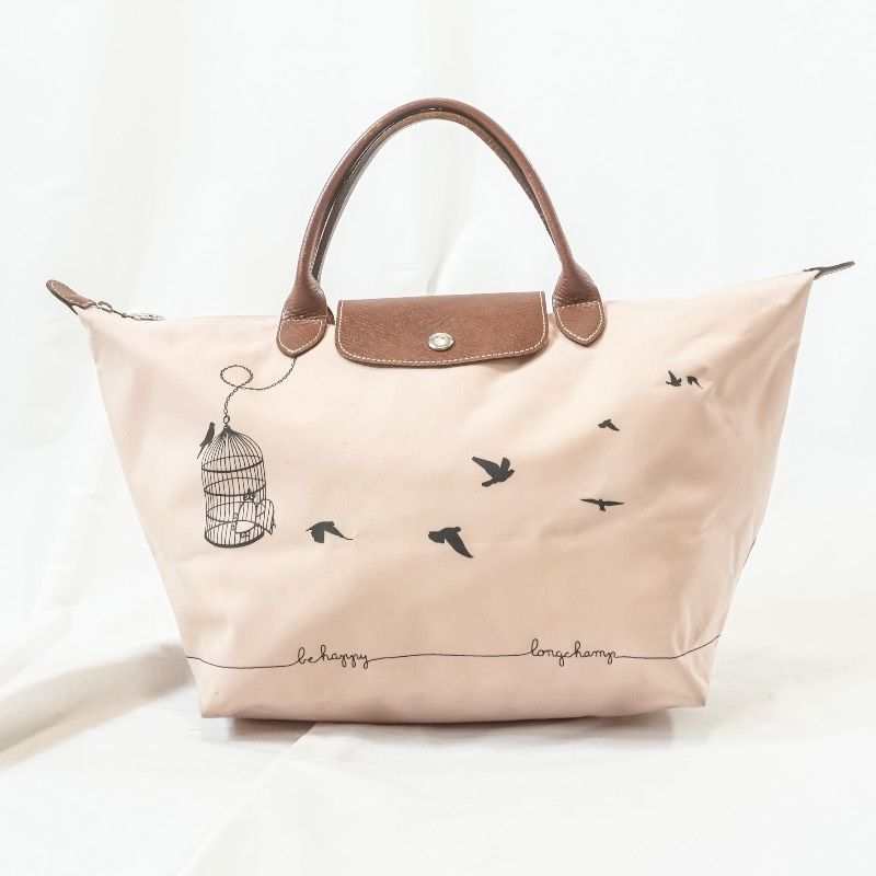 LONGCHAMP ロンシャン ル プリアージュ M 2015年限定 ピンク 鳥かご
