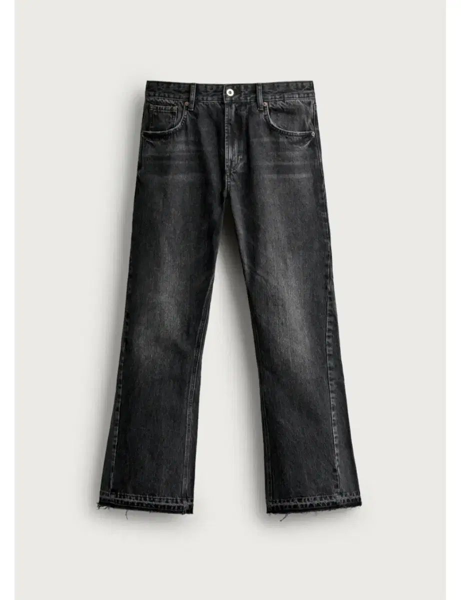 新品 ZARA ザラ フレア フィット ジーン ダークグレー
