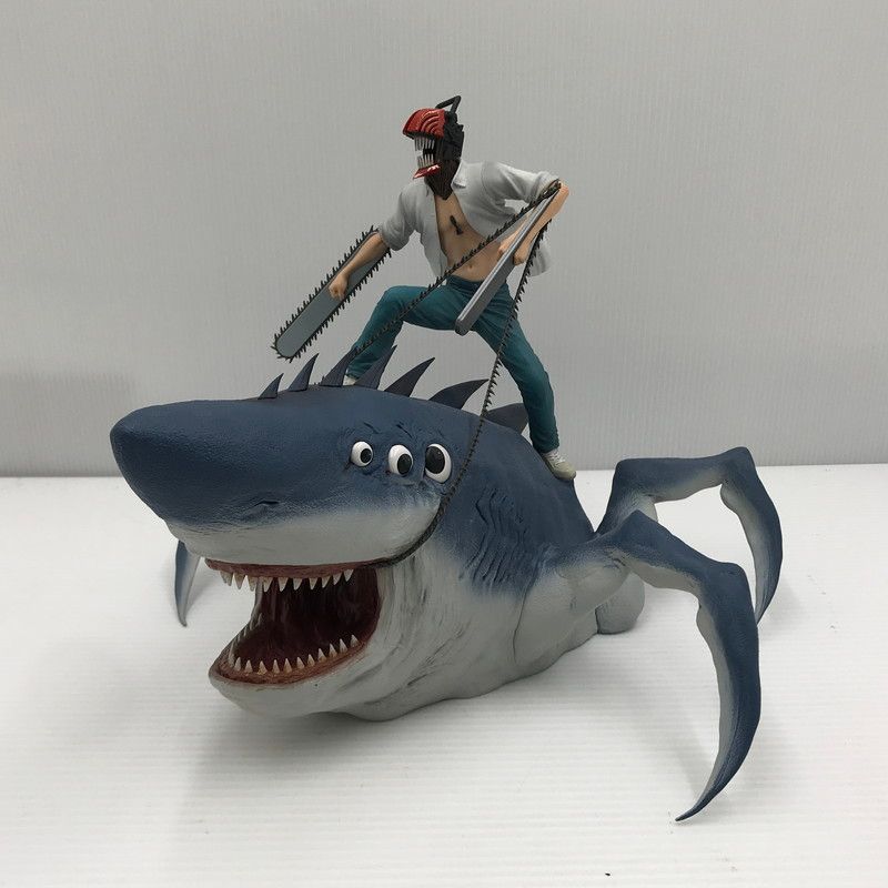 【中古品】 一番くじ 劇場版『チェンソーマン レゼ篇』 ラストワン賞 チェンソーマン＆ビーム フィギュア MEGAIMPACT 本体のみ 【051-260730-ti-09-tagh】