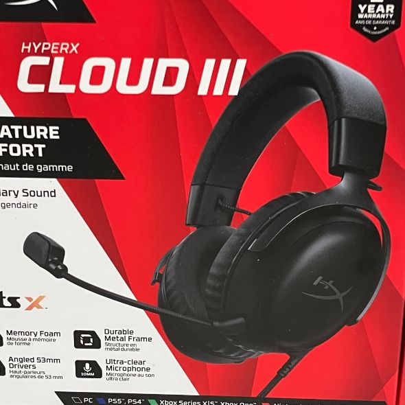 ハイパーエックス Hyper X CLOUD III クラウド3 ゲーミングヘッドセット 未開封 未使用 T11476380