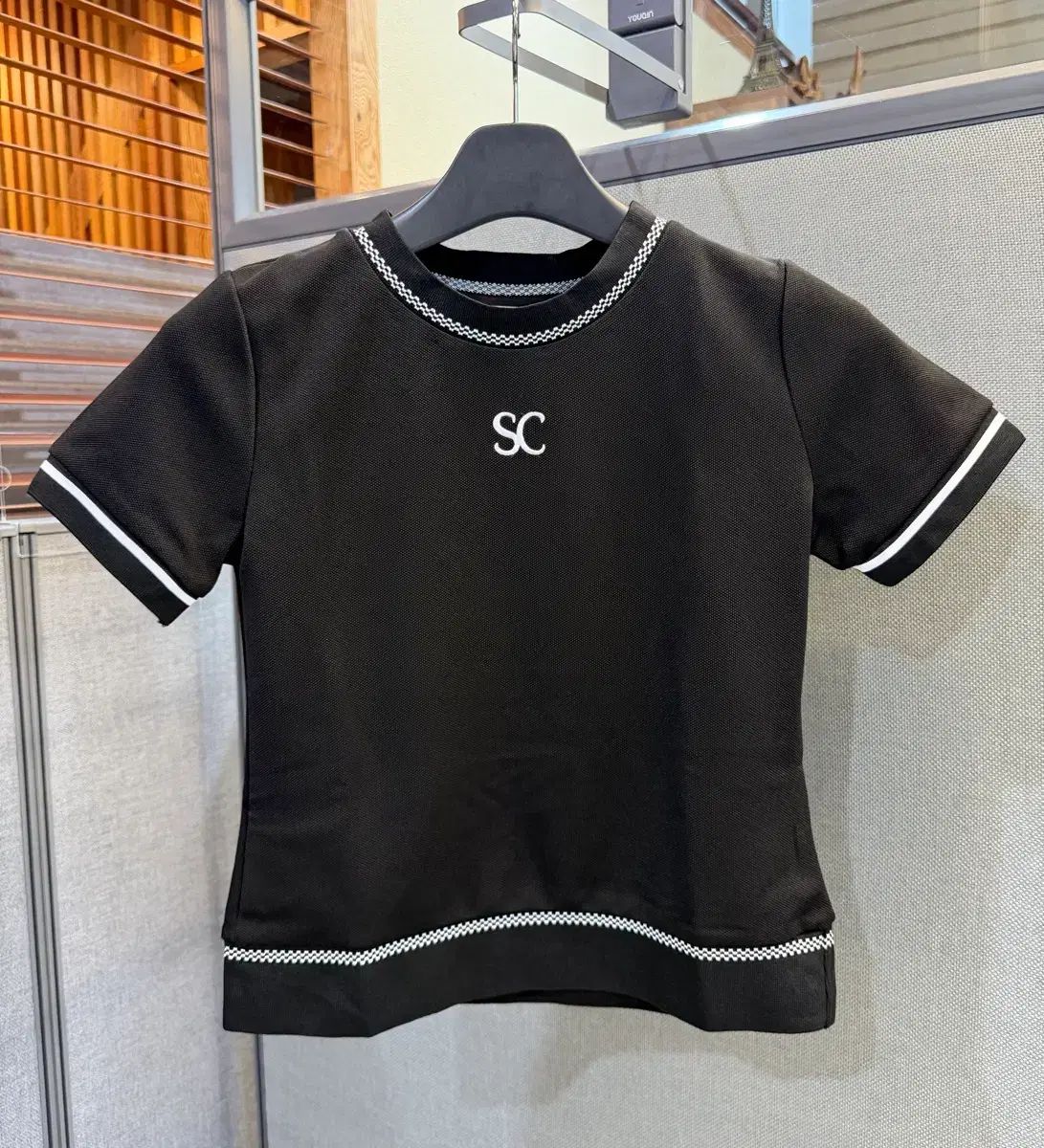 レディース ゴルフ 半袖Tシャツ ブラック