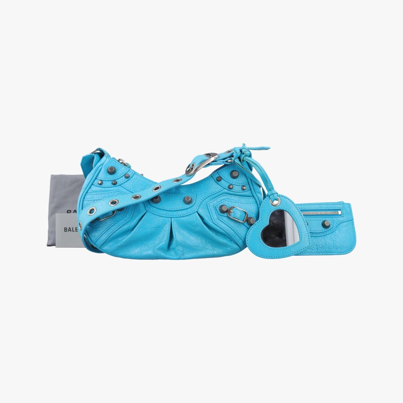 バレンシアガBalenciagaルカゴール ブルー レザー 671309.4624.R.535269