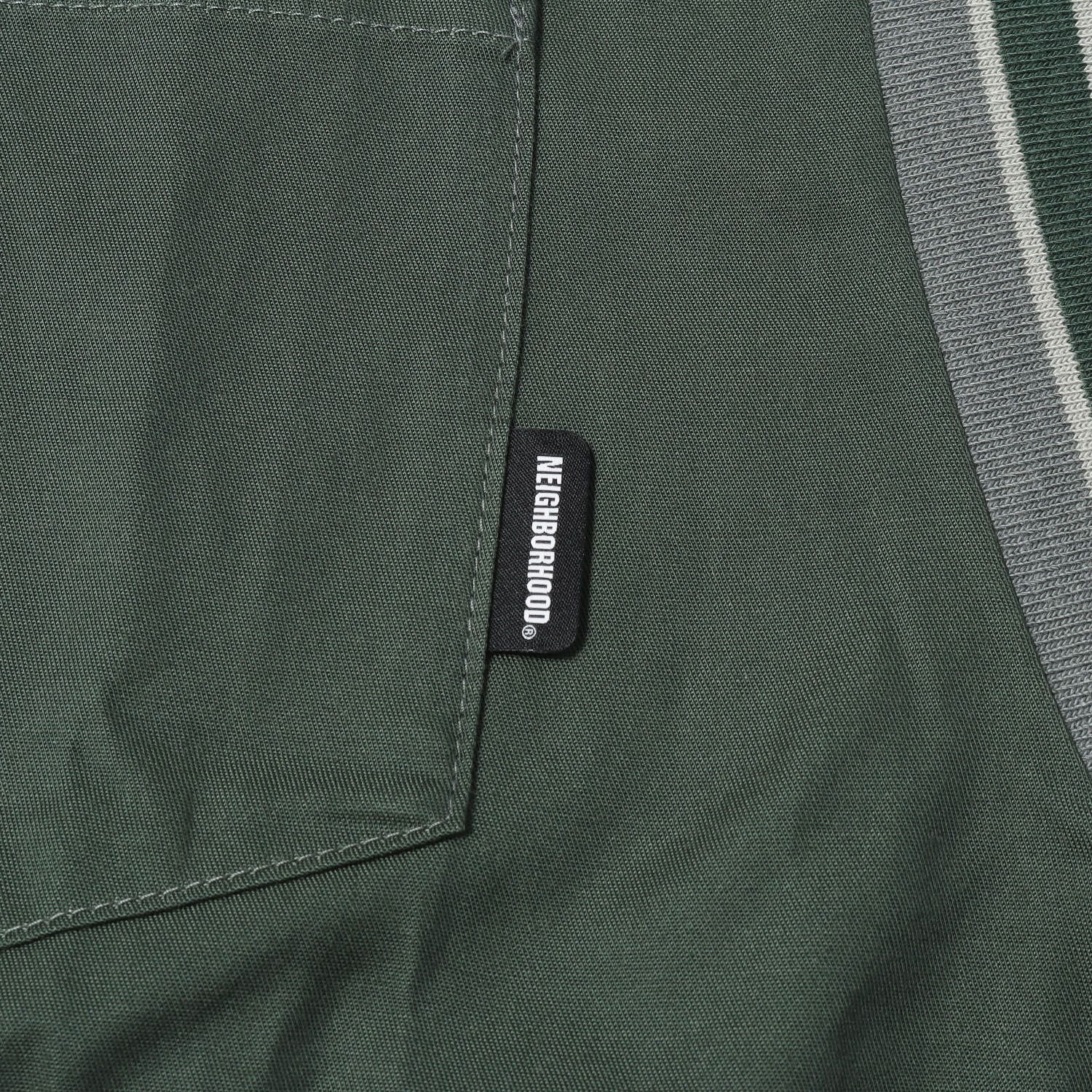 美品】NEIGHBORHOOD ネイバーフッド シャツ グリーン サイズ:S 22SS