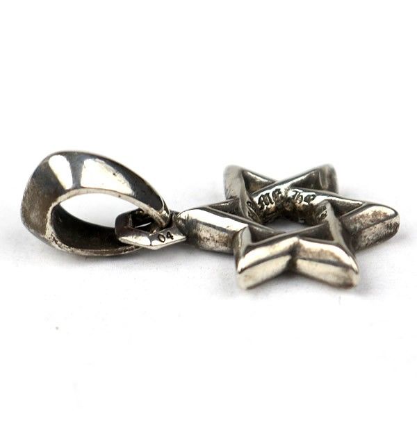 CHROME HEARTS 銀座店 クロムハーツ ダビデスター チャーム ペンダント メンズ シルバー SV925 103895 CHROME HEARTS 銀座店 クロムハーツ ダビデスター チャーム ペンダント