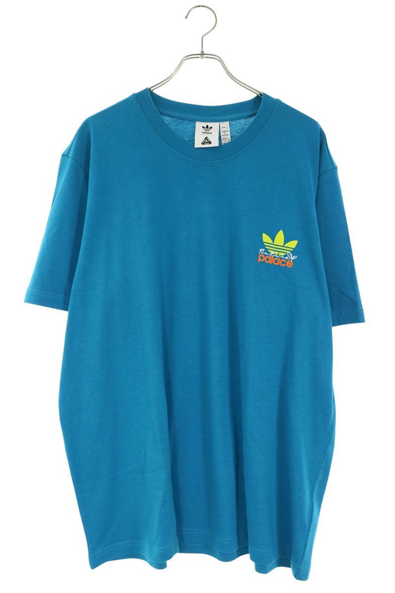 アディダス ×パレス Palace HM9199 ロゴプリントTシャツ メンズ XL