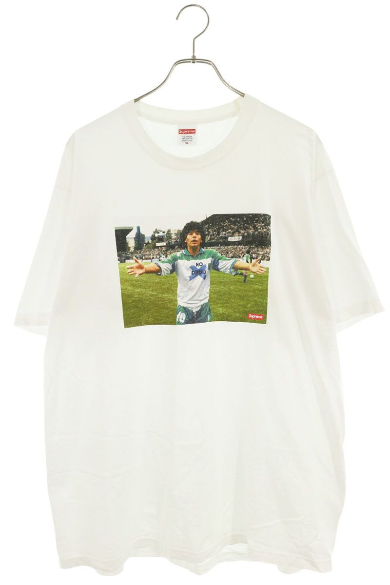 シュプリーム Maradona Photo Tee ヒューマンプリントTシャツ メンズ XL
