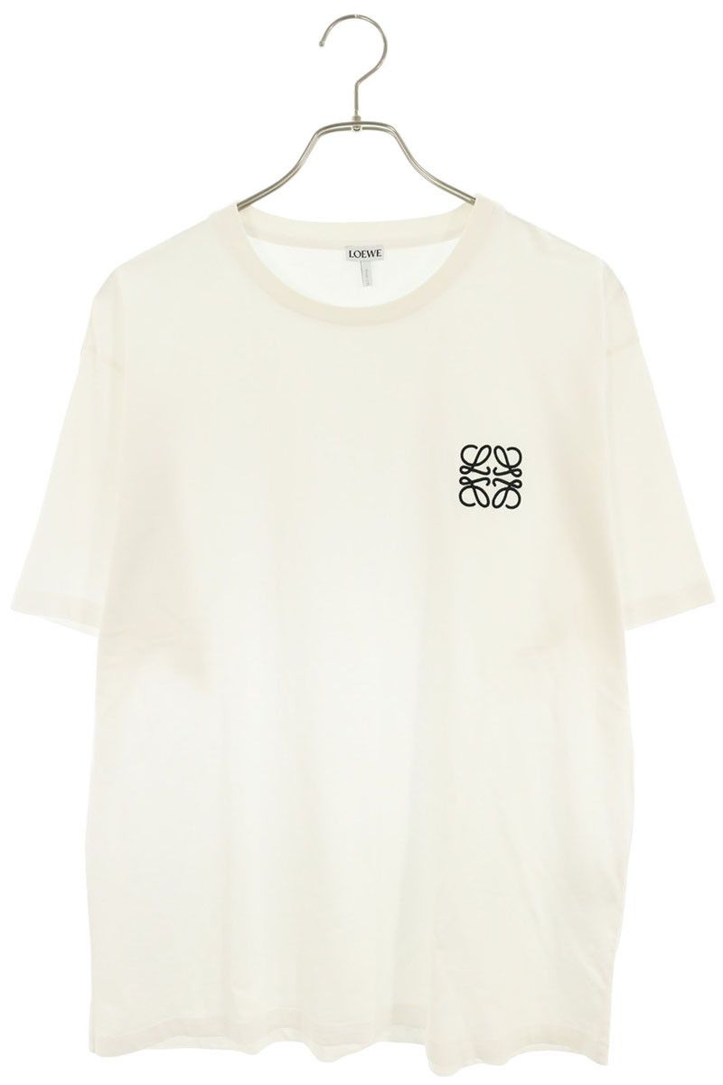 ロエベ H6299000CR アナグラム刺繍Tシャツ メンズ XL