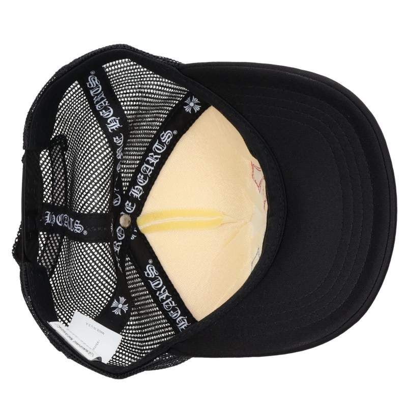 クロムハーツ TRUCKER CAP/トラッカーキャップ クロスパッチ付きメッシュ帽子 メンズ