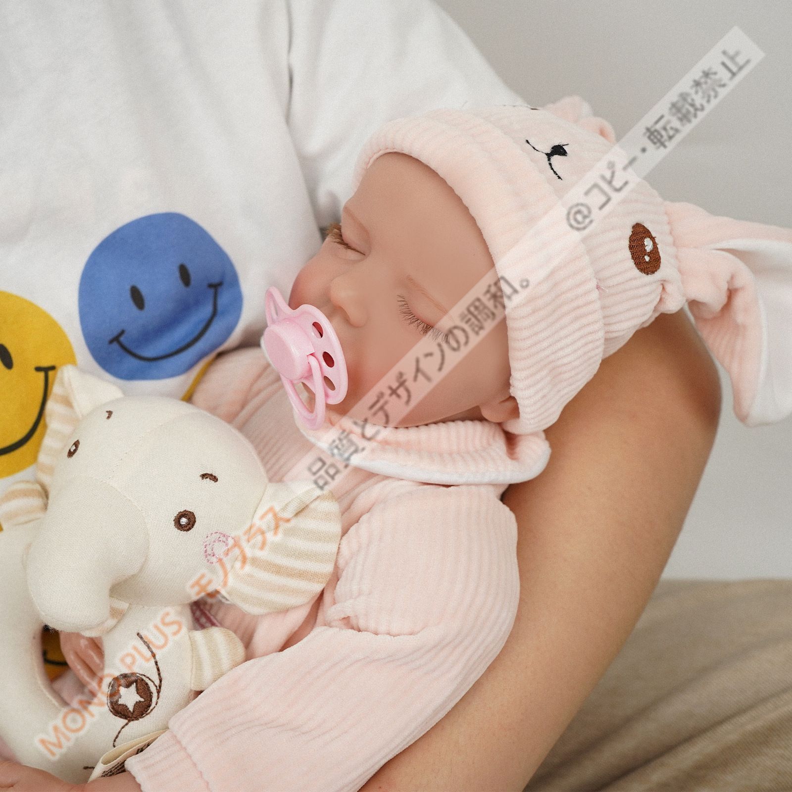 リボーンドール　超リアルな寝顔赤ちゃん人形45CM服付き17inch Reborn Dolls CGJ730P043 11,241円