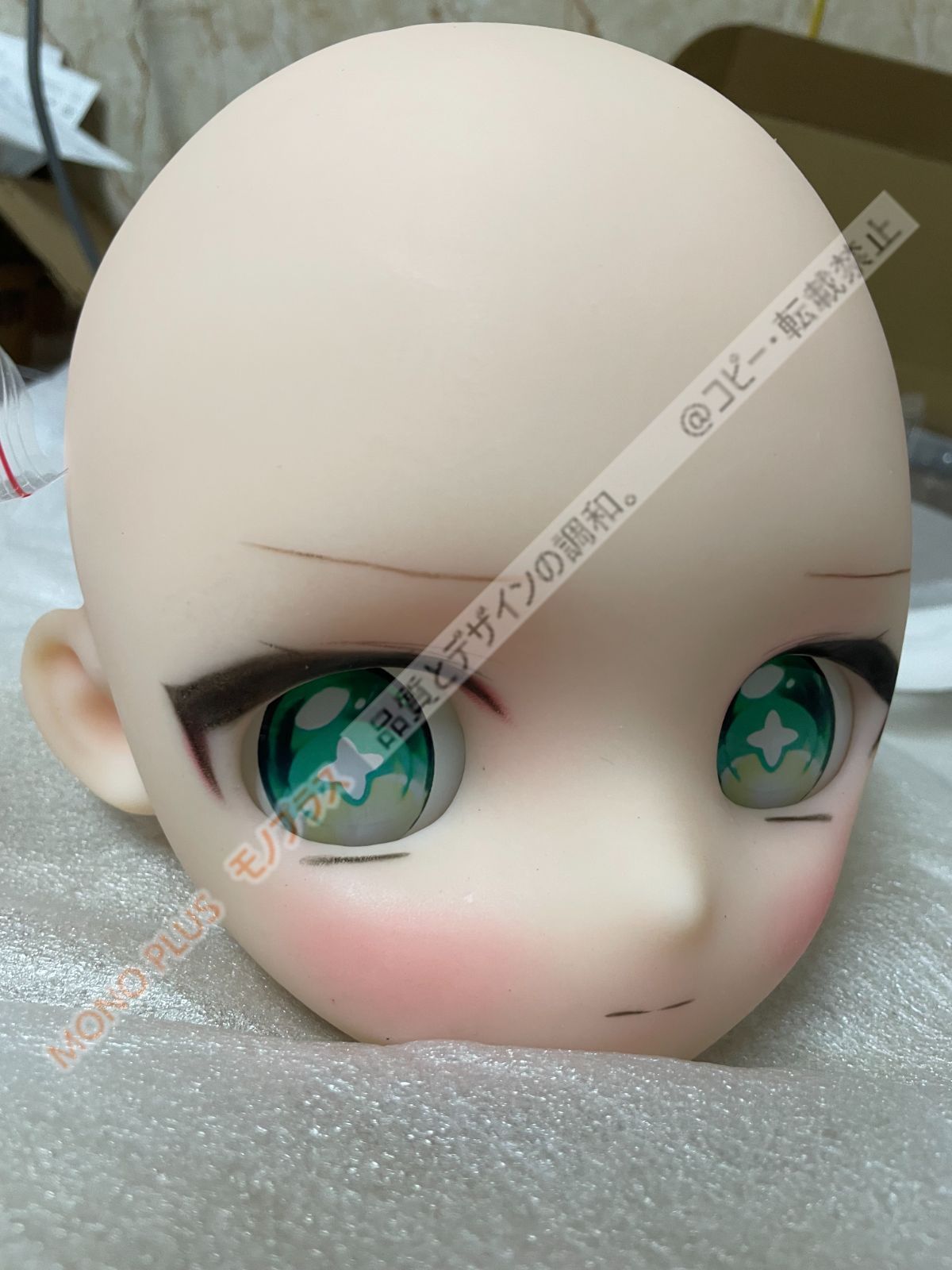 ソフトTPEドールヘッドドールパーツリアルドール100-125cmドール適用