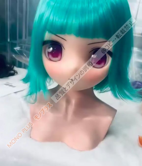 ソフトTPEドールヘッドドールパーツリアルドール100-125cmドール適用　ウィッグ選べる　ジョイントボルト付き　 M16 撮影用　 鑑賞用 水洗い可能 CGJ730P177 10,631円