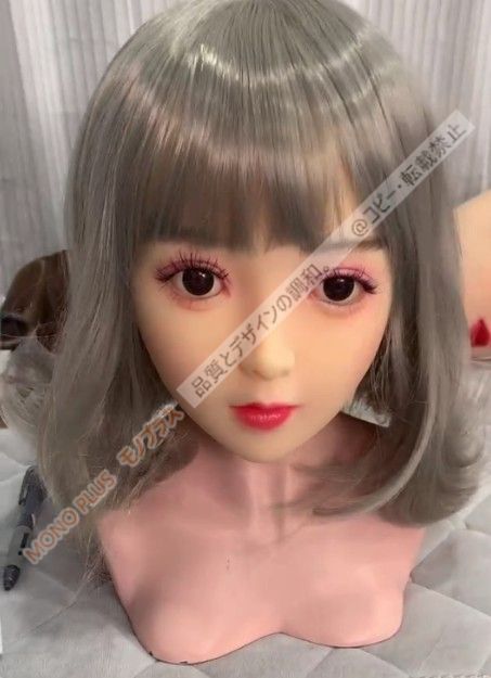 ソフトTPE製ヘッドドールパーツリアルドール135-168cmドール適用 ウィッグ選べる ジョイントボルト付き M16 撮影用 鑑賞用 水洗い可能 CGJ730P157