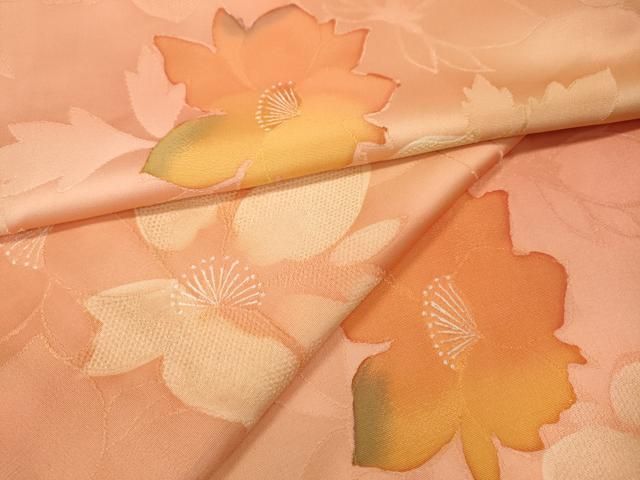 平和屋着物●上質な小紋　地紋起こし　舞花文　暈し染め　正絹　逸品　CABJ6739ut 21,840円
