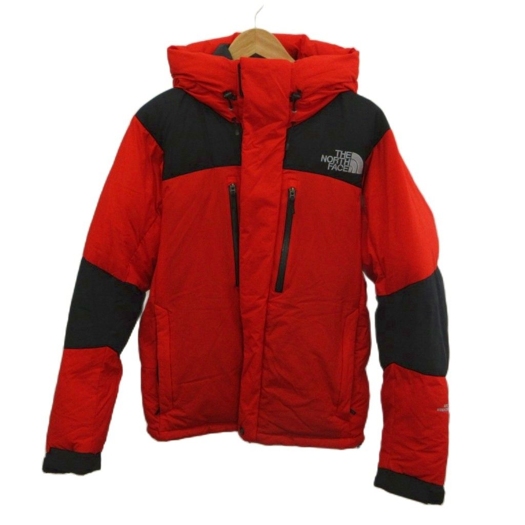 ザノースフェイス THE NORTH FACE バルトロライトジャケット Baltro Light Jacket ダウンジャケット 上着 L 赤 レッド 黒 ブラック フード付き 長そで ジップアップ ND91840 /PP