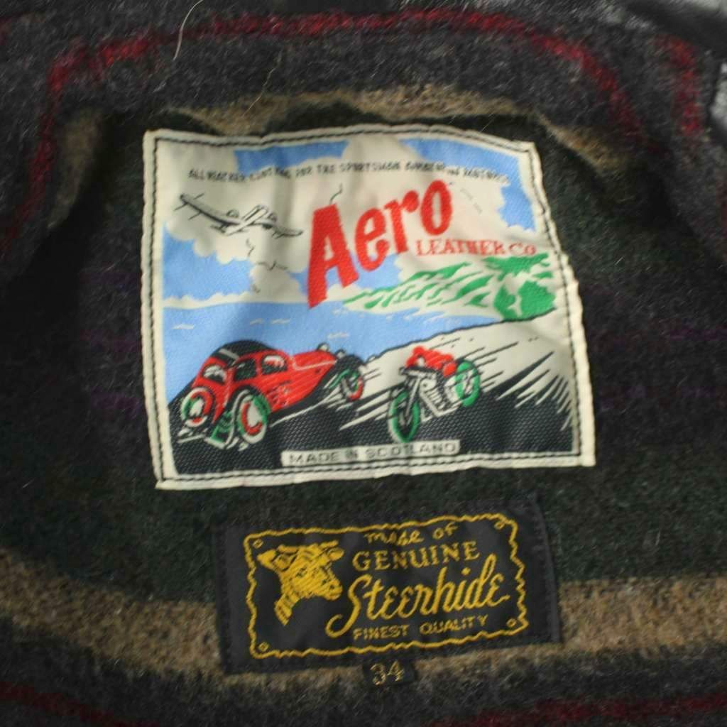 エアロレザー AEROLEATHER スポーツジャケット スポジャケ ライダース