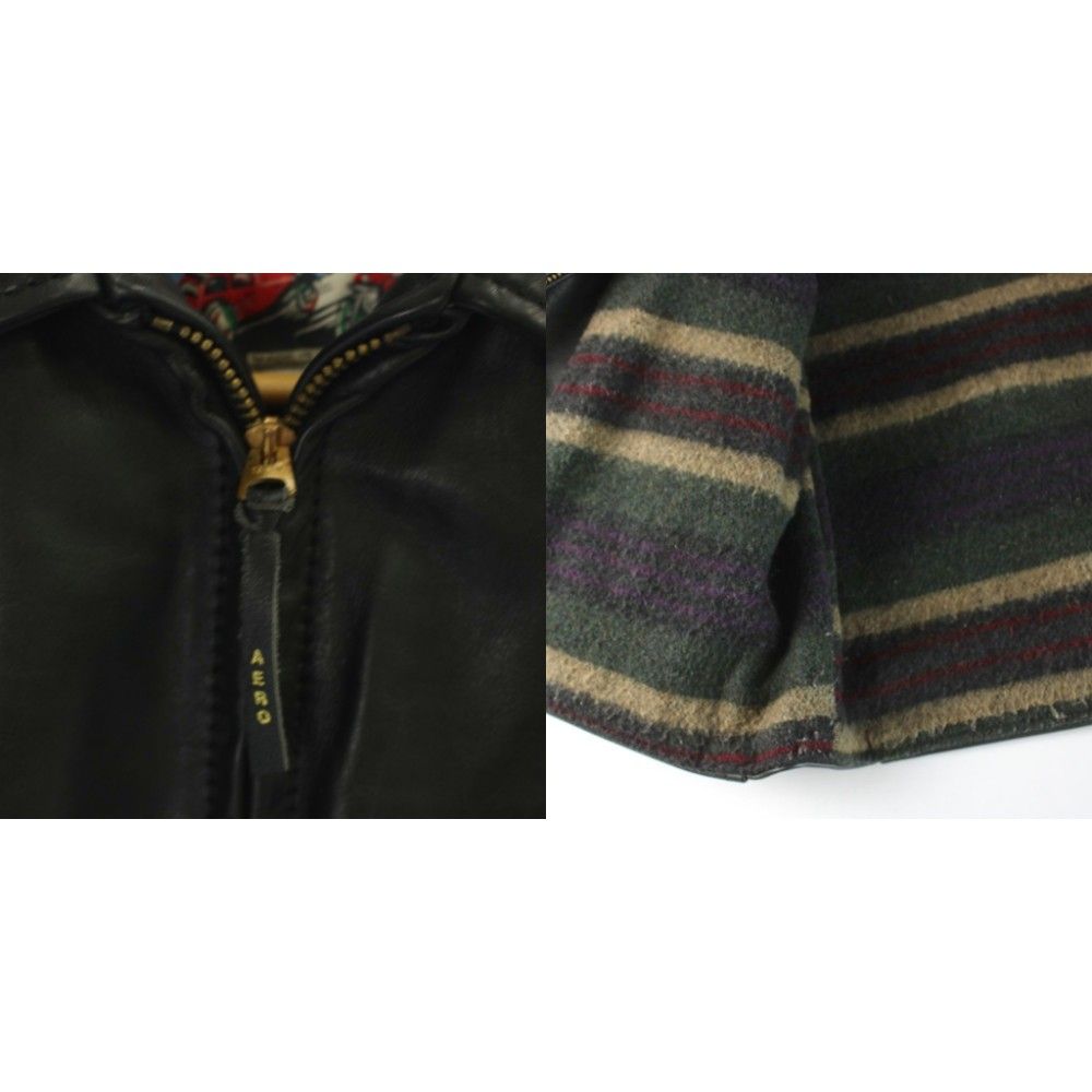 エアロレザー AEROLEATHER スポーツジャケット スポジャケ ライダース