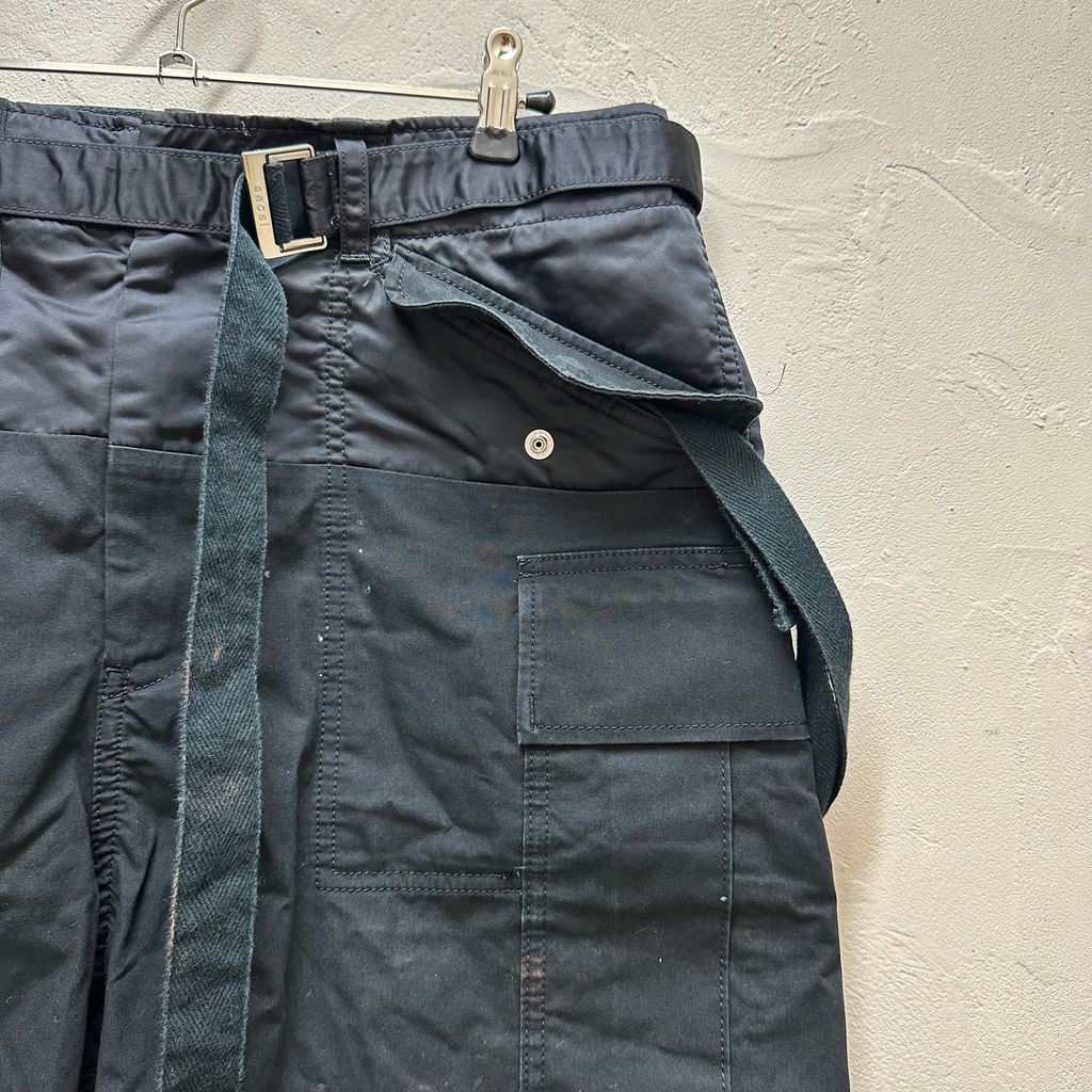 sacai サカイ 21SS Cotton Nylon Oxford Short ショーツ 21-02506M