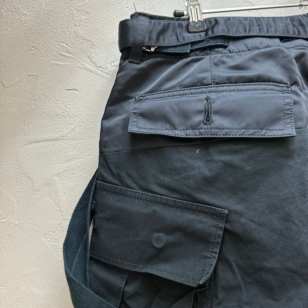 sacai サカイ 21SS Cotton Nylon Oxford Short ショーツ 21-02506M